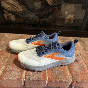 Brooks Cascadia 17 Trail Running Shoes Navy Firecracker 11D